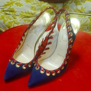 Christian louboutin slingbacks